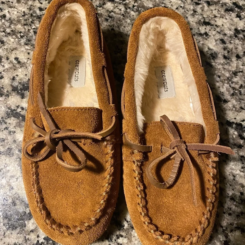 J.crew kids moccasins. Very good condition. Never worn.